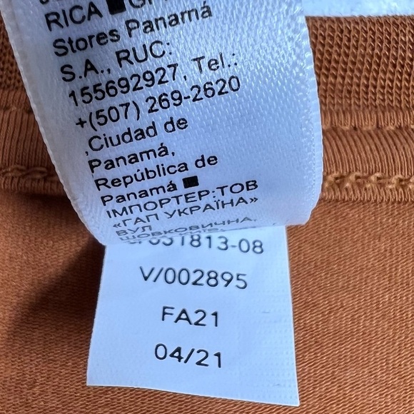 ATHLETA Burnt Orange Crewneck long sleeve knit t-shirt - Picture 5 of 8